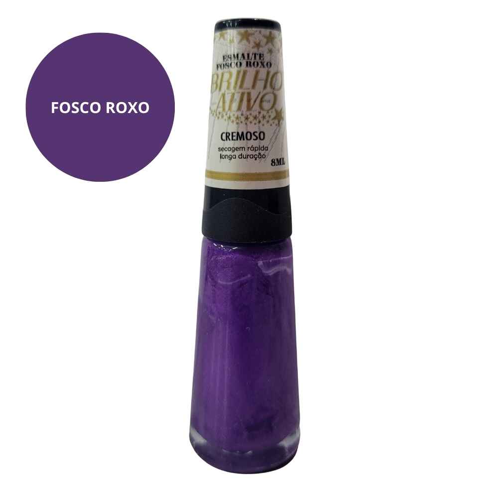 ESMALTE CREMOSO-FOSCO ROXO