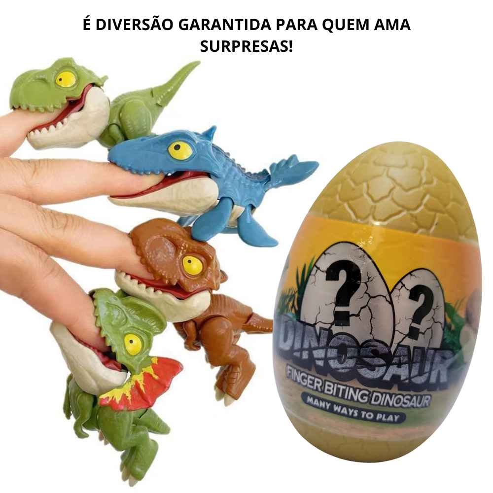 BRINQUEDO OVO SURPRESA COM DINOSSAURO 