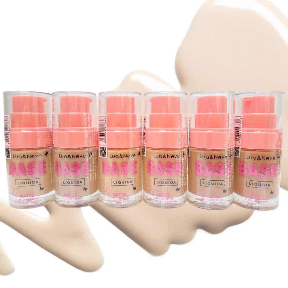 BASE L�QUIDA MATTE  LUA&NEVE - ALTA COBERTURA  E LONGA DURA��O 