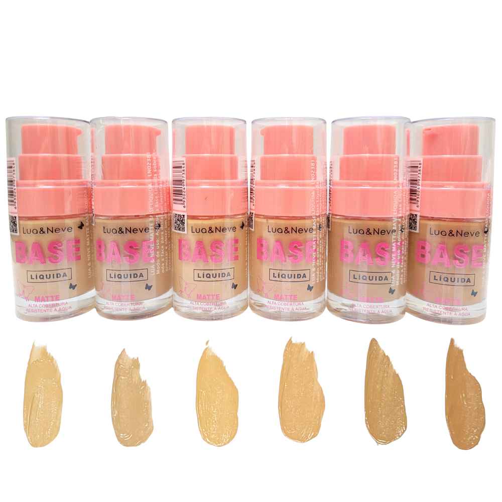 BASE L�QUIDA MATTE  LUA&NEVE - ALTA COBERTURA  E LONGA DURA��O 