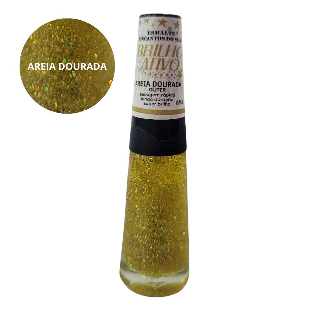 AREIA DOURADA - ESMALTE GLITER