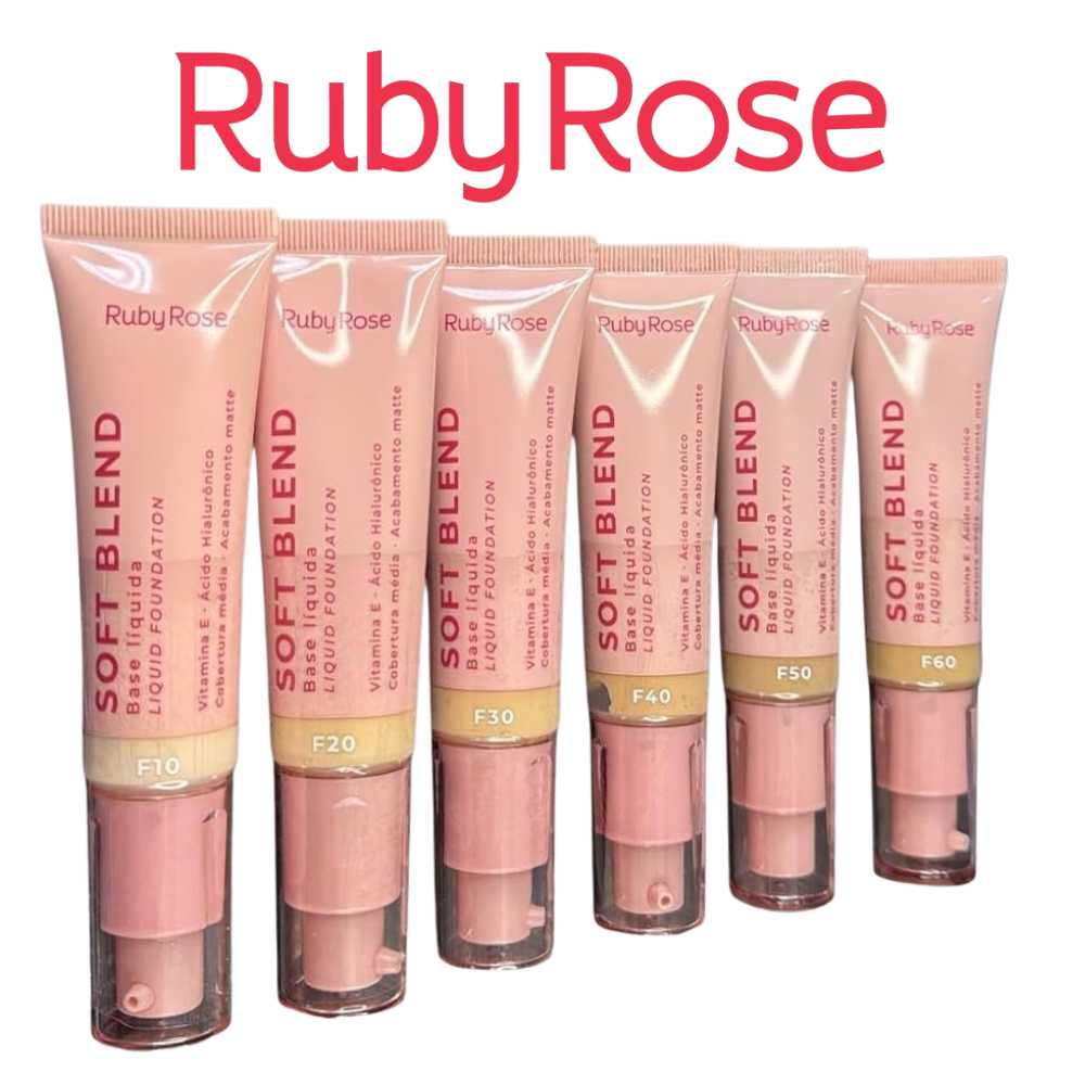 BASE L�QUIDA SOLFT BLEND - RUBY ROSE