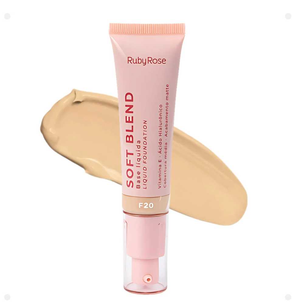 BASE L�QUIDA SOLFT BLEND - RUBY ROSE
