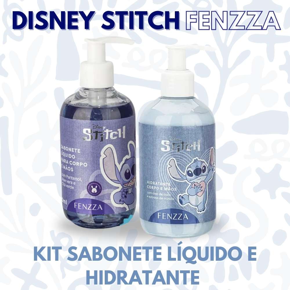 KIT STITCH SABONETE L�QUIDO E HIDRATANTE - FENZZA