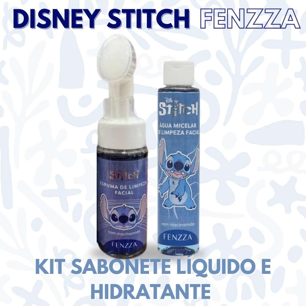 KIT SKINCARE STITCH ESPUMA E �GUA MICELAR - FENZZA