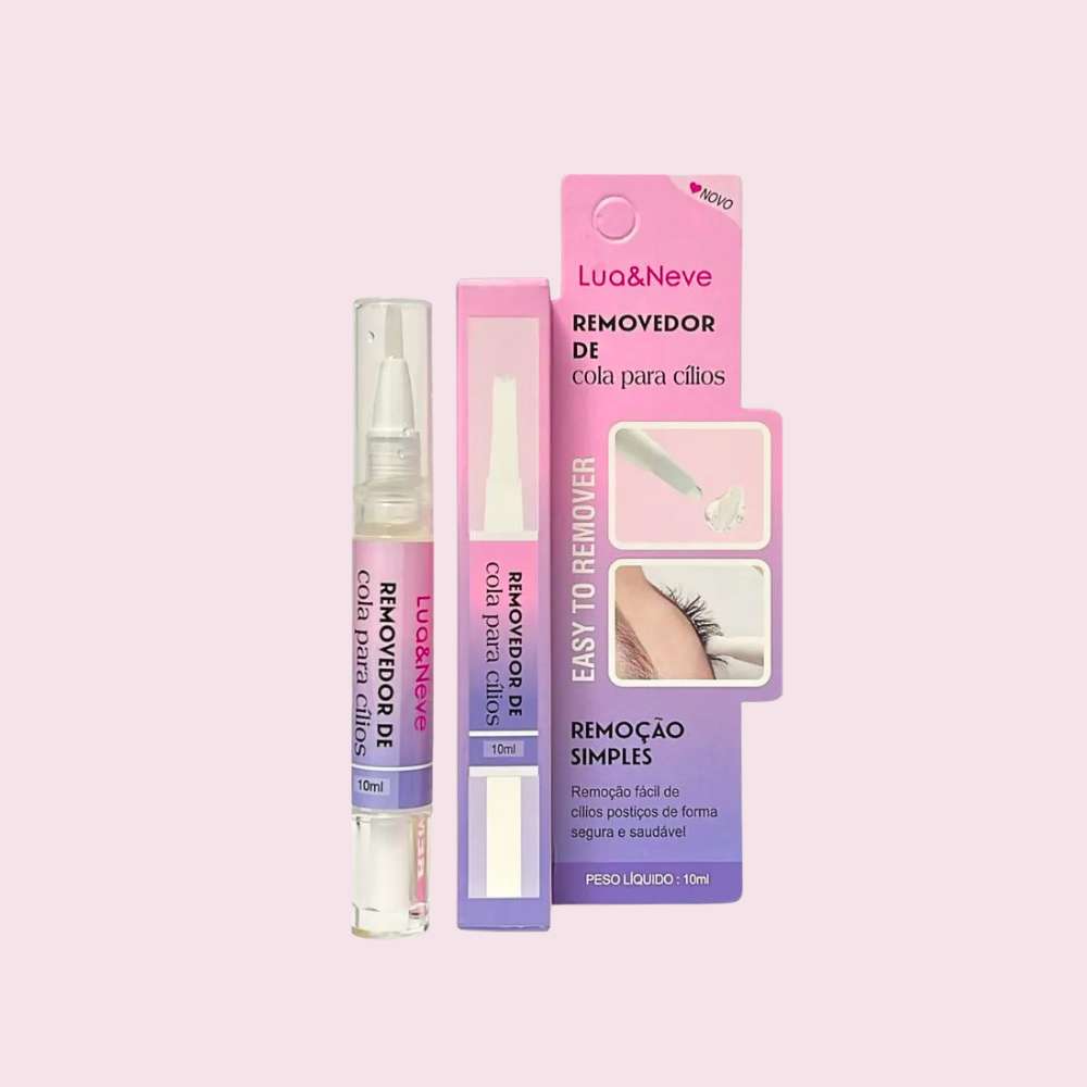 REMOVEDOR DE COLA PARA C�LIOS LUA & NEVE - LIMPEZA SUAVE E EFICIENTE 