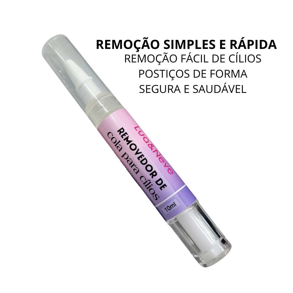 REMOVEDOR DE COLA PARA C�LIOS LUA & NEVE - LIMPEZA SUAVE E EFICIENTE 
