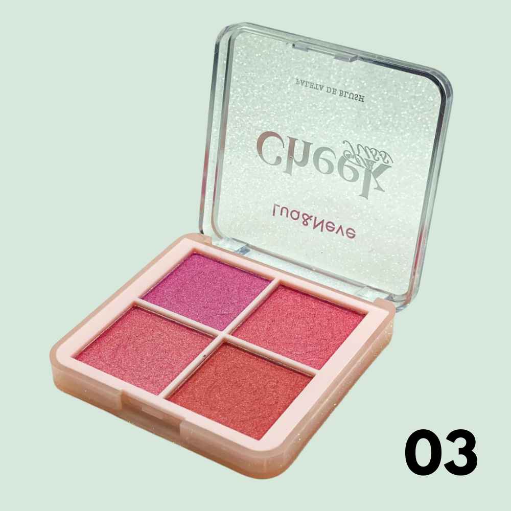 PALETA DE BLUSH CHEEK KISS - LUA&NEVE 