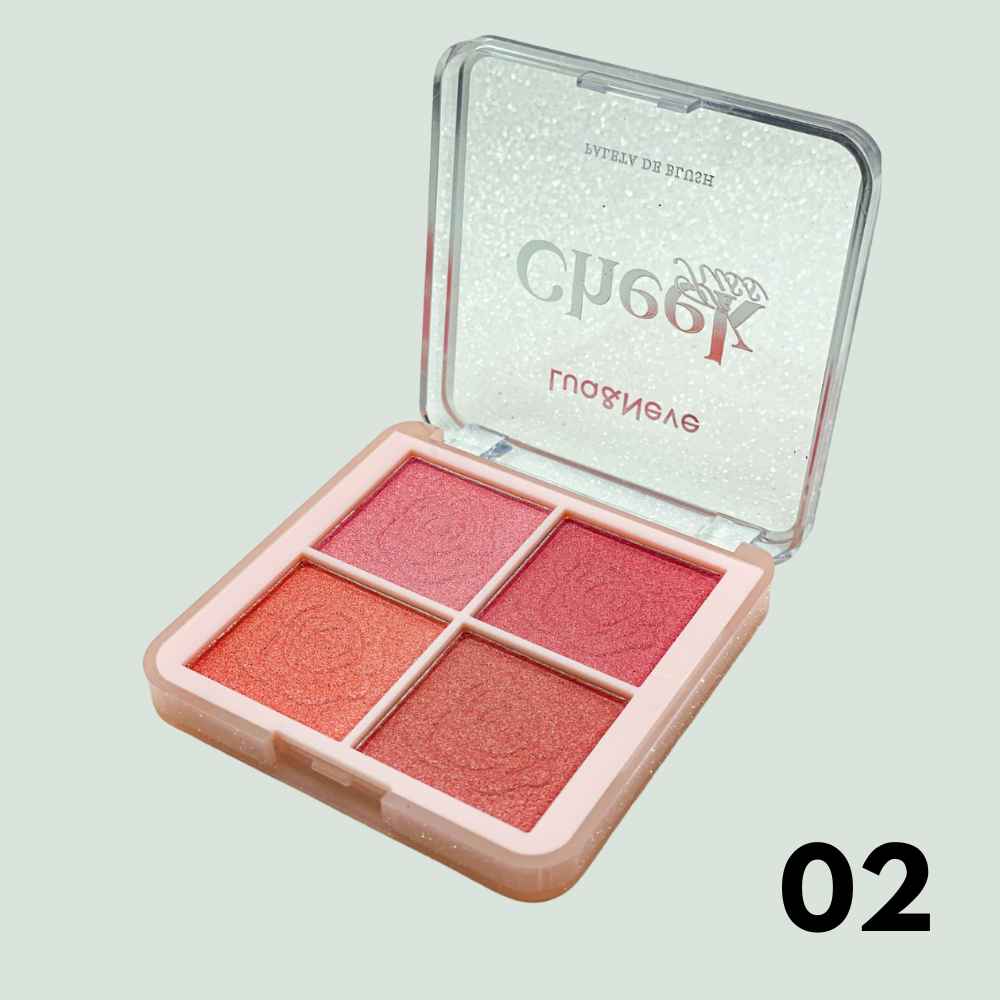 PALETA DE BLUSH CHEEK KISS - LUA&NEVE 