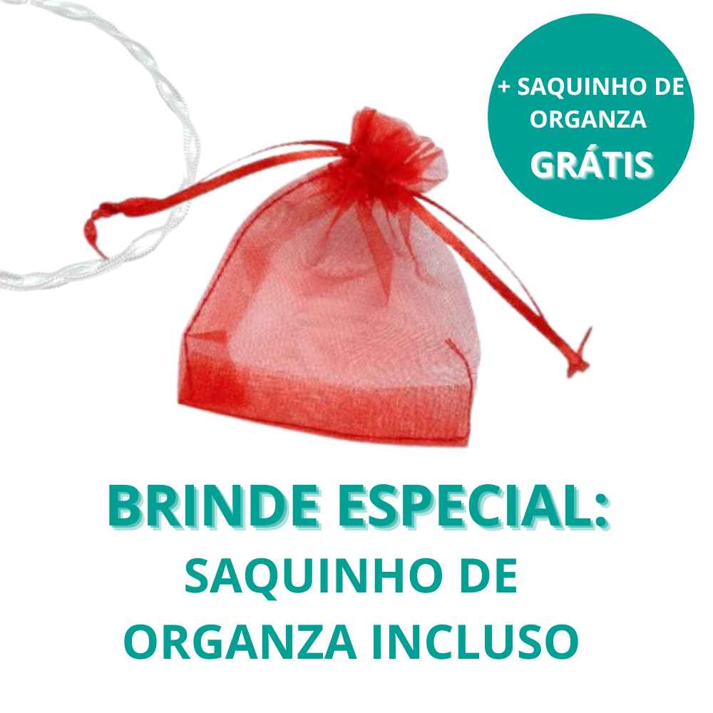 PULSEIRA TREVO PRETO PRATEADO FOLHEADO - COM BRINDE 