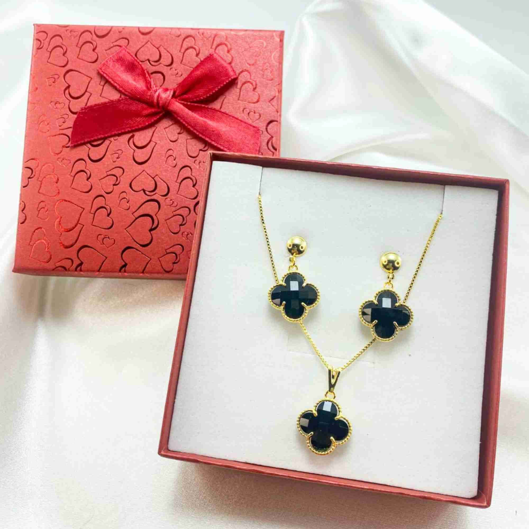 KIT ESS�NCIA DO TREVO DOURADO FOLHEADO - COM BRINDE 