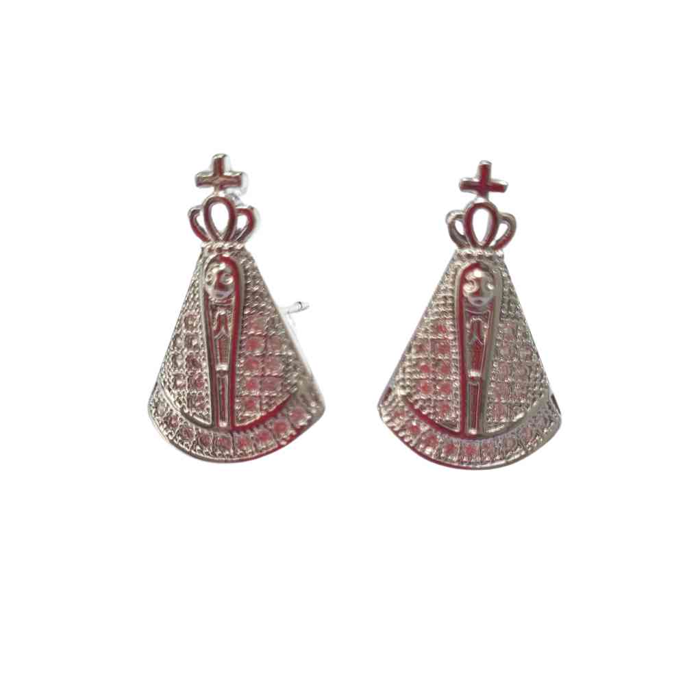 BRINCO NOSSA SENHORA APARECIDA COM STRASS