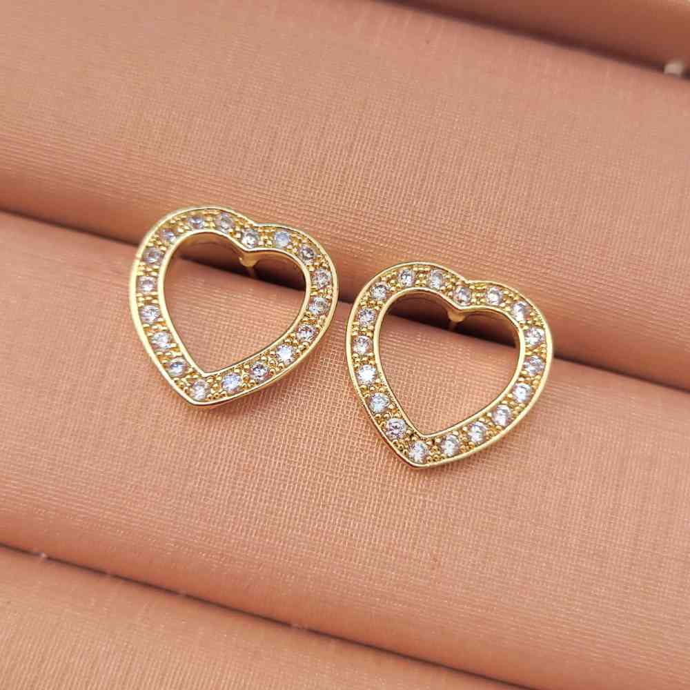 BRINCO CORA��O DELICADO COM STRASS