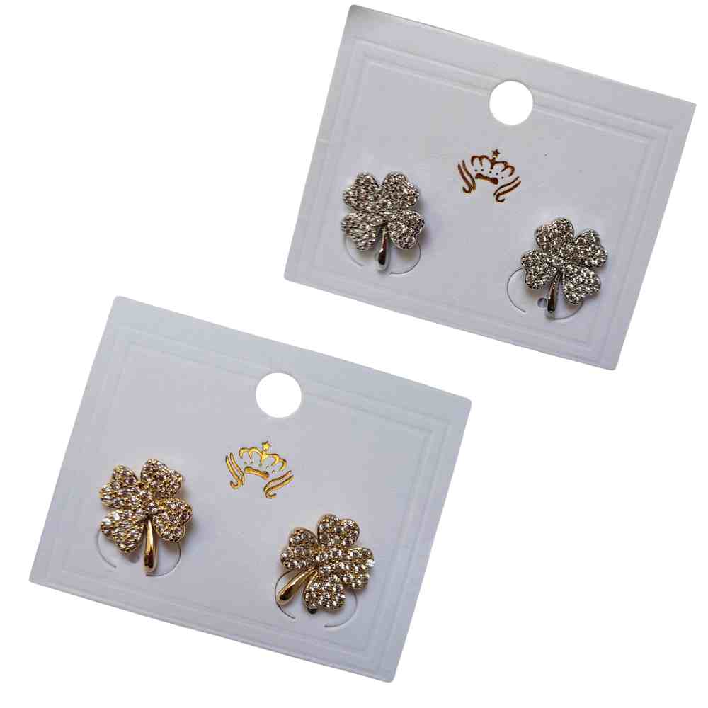 BRINCO TREVO DA SORTE CRAVEJADO 