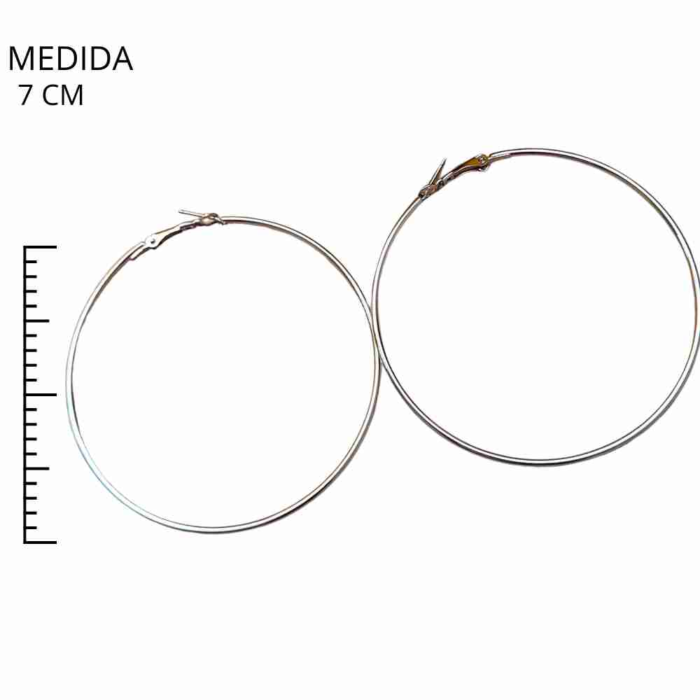 ARGOLA CL�SSICA PRATEADA 