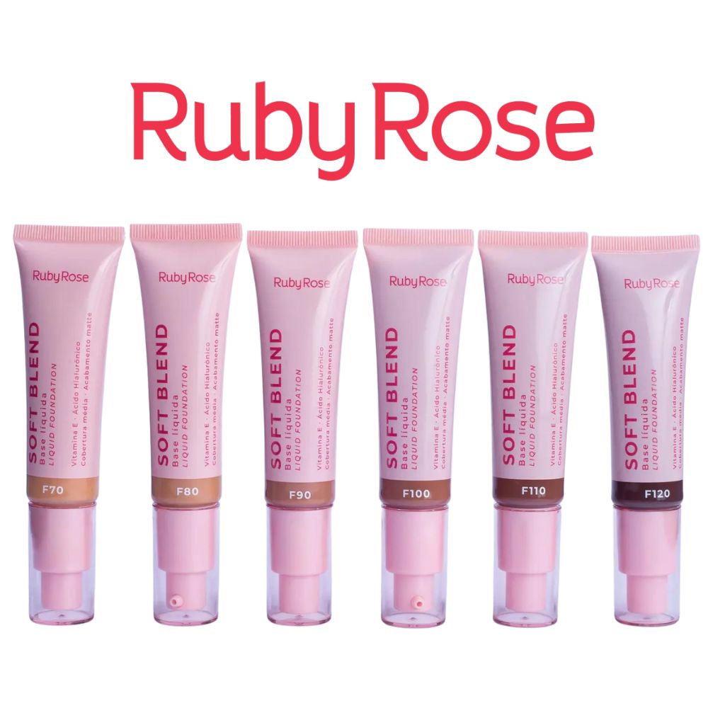 BASE L�QUIDA SOFT BLEND - RUBY ROSE 
