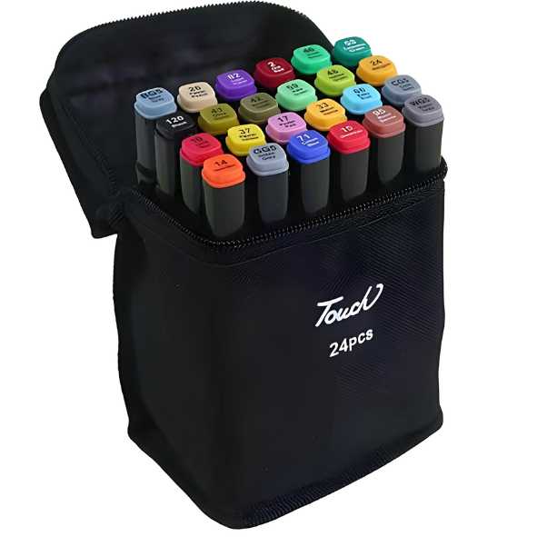 CANETINHAS MARCA TEXTO 24 CORES 