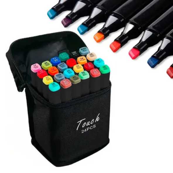 CANETINHAS MARCA TEXTO 24 CORES 