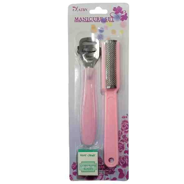 KIT MANICURE E PEDICURE COMPLETO COM ALICATE, LIXAS E ACESS�RIOS 