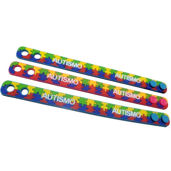 KIT 3 PULSEIRAS DO AUTISMO